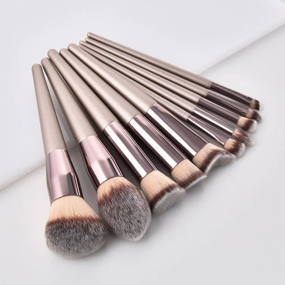 Beauty Wooden Cosmetic Brush Set